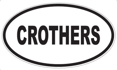 CROTHERS - Oval Magnet