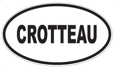 CROTTEAU - Oval Sticker