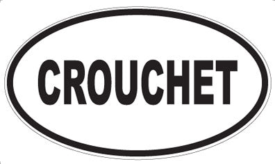 CROUCHET - Oval Magnet