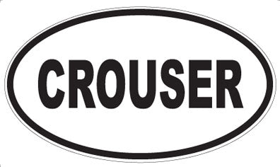 CROUSER - Oval Sticker