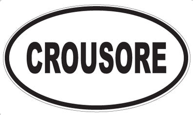 CROUSORE - Oval Magnet