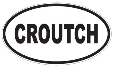 CROUTCH - Oval Magnet