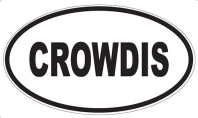 CROWDIS - Oval Magnet