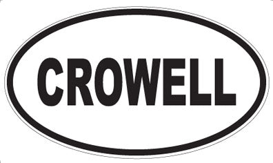 CROWELL - Oval Magnet