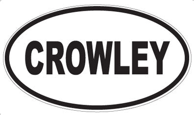 CROWLEY - Oval Magnet