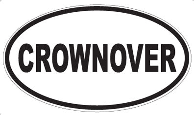 CROWNOVER - Oval Sticker