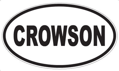 CROWSON - Oval Magnet