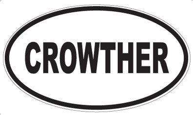 CROWTHER - Oval Magnet
