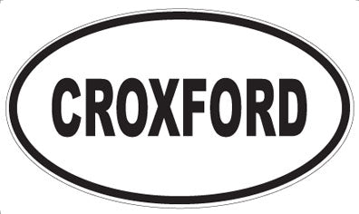 CROXFORD - Oval Sticker