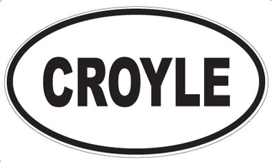 CROYLE - Oval Magnet