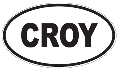 CROY - Oval Magnet