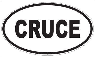 CRUCE - Oval Magnet