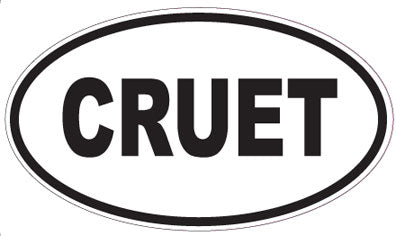 CRUET - Oval Magnet