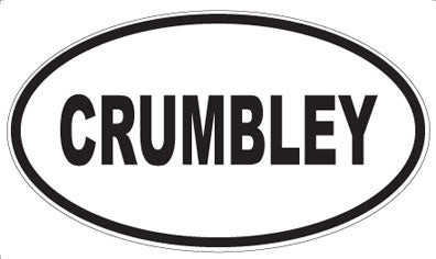 CRUMBLEY - Oval Magnet
