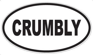 CRUMBLY - Oval Magnet