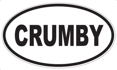 CRUMBY - Oval Magnet