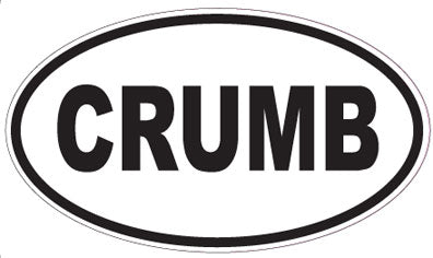 CRUMB - Oval Magnet