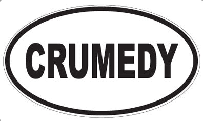 CRUMEDY - Oval Sticker