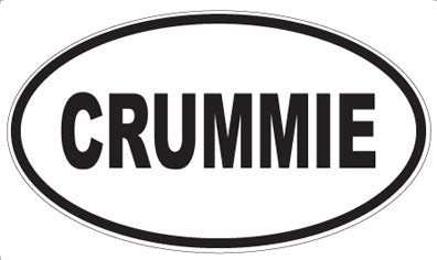 CRUMMIE - Oval Sticker