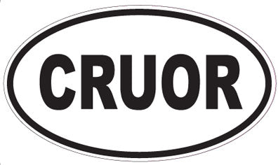 CRUOR - Oval Magnet