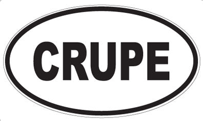 CRUPE - Oval Magnet