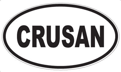 CRUSAN - Oval Sticker