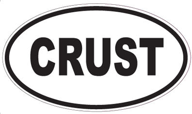 CRUST - Oval Magnet