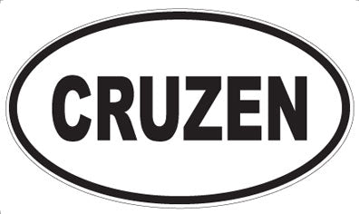 CRUZEN - Oval Sticker