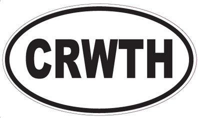 CRWTH - Oval Magnet