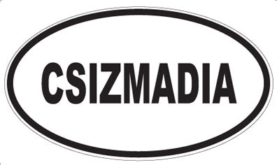 CSIZMADIA - Oval Sticker