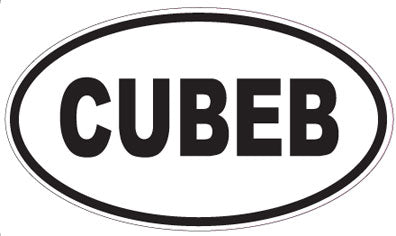 CUBEB - Oval Magnet