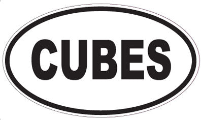 CUBES - Oval Magnet