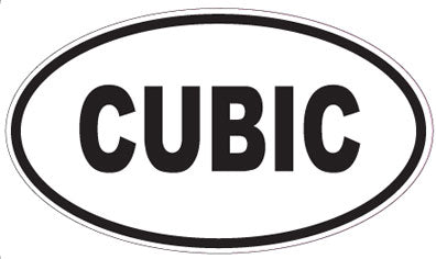CUBIC - Oval Magnet