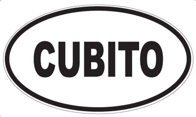 CUBITO - Oval Sticker