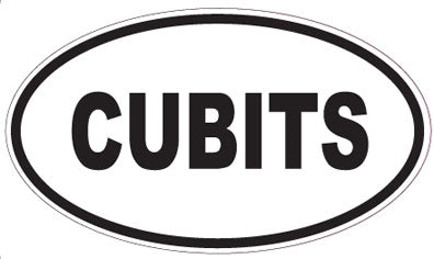 CUBITS - Oval Sticker