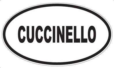 CUCCINELLO - Oval Sticker