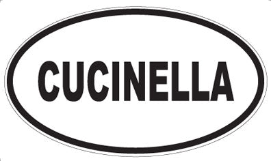 CUCINELLA - Oval Sticker