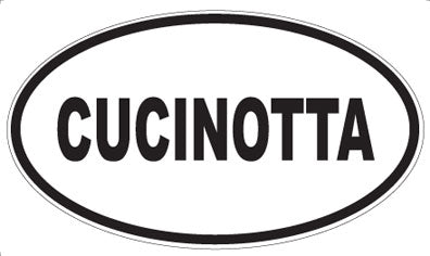 CUCINOTTA - Oval Sticker