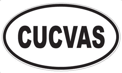CUCVAS - Oval Sticker
