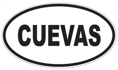 CUEVAS - Oval Sticker