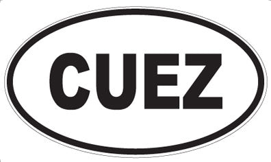 CUEZ - Oval Sticker