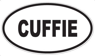 CUFFIE - Oval Sticker