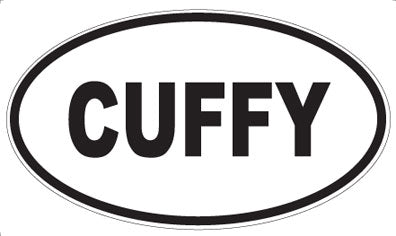 CUFFY - Oval Sticker