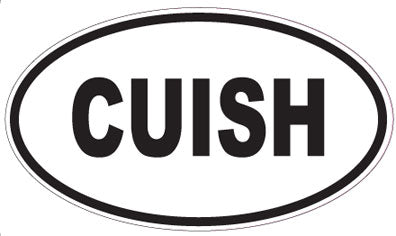 CUISH - Oval Magnet