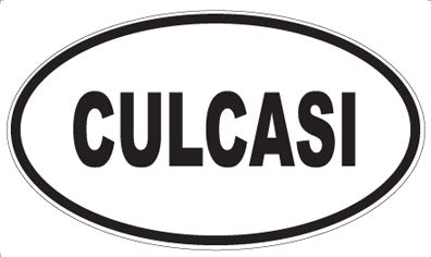 CULCASI - Oval Sticker