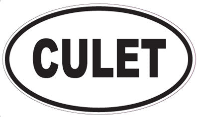 CULET - Oval Sticker