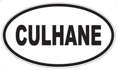 CULHANE - Oval Sticker