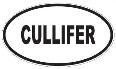 CULLIFER - Oval Sticker