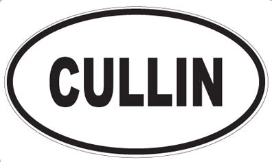 CULLIN - Oval Sticker