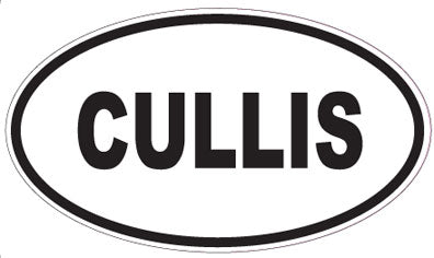 CULLIS - Oval Sticker